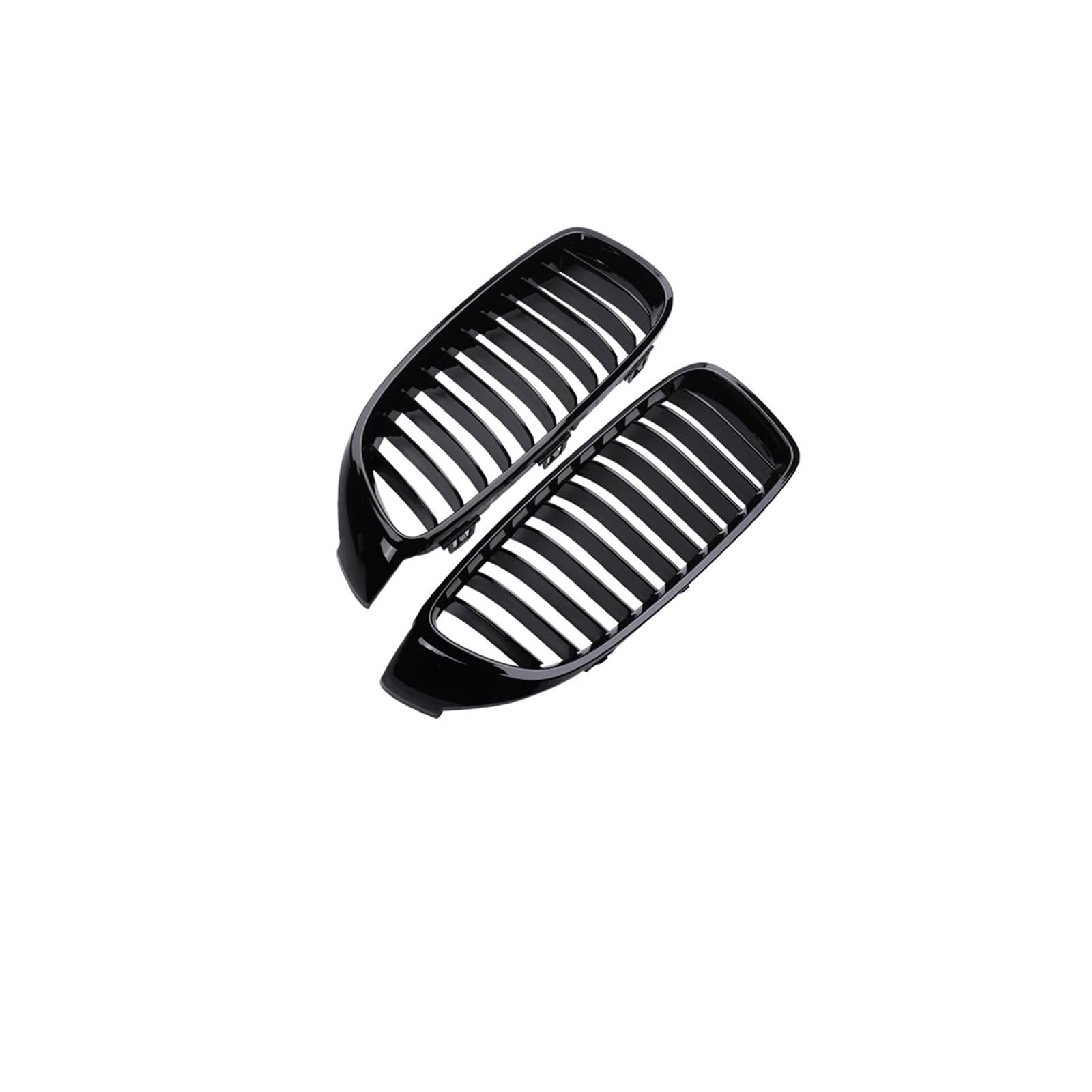 Haubengrill Für 4Serie F32 F33 F36 F80 F82 2013-2020 Auto Frontstoßstange Nierenglanz Schwarz Carbon Racing Grill Kühlergrill Vorne(Single 11 Black) von EVEKHAHHRB