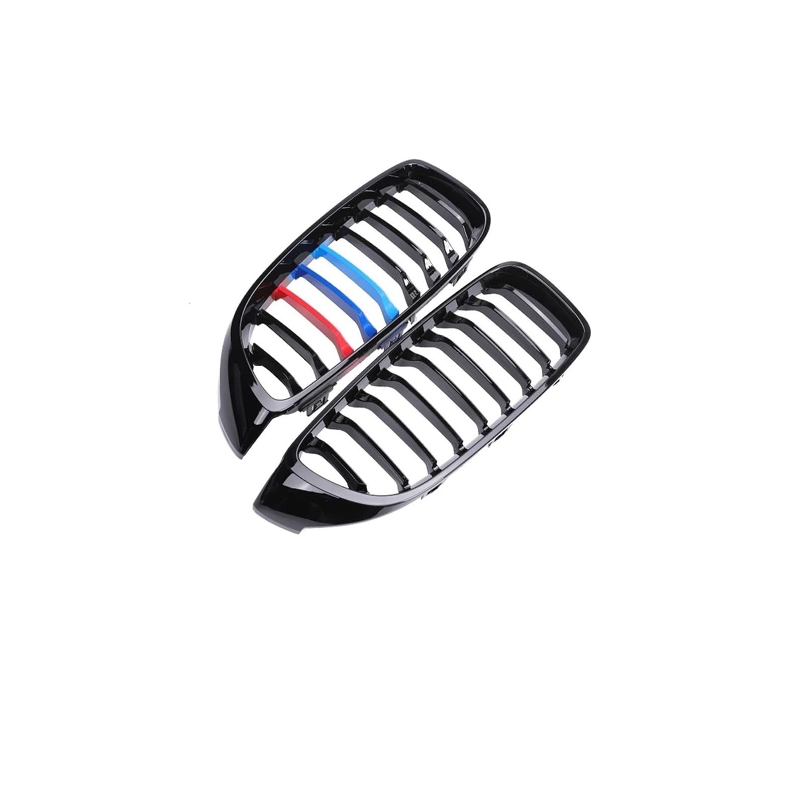 Haubengrill Für 4Serie F32 F33 F36 F80 F82 2013-2020 Auto Frontstoßstange Nierenglanz Schwarz Carbon Racing Grill Kühlergrill Vorne(Single 9 3 Color) von EVEKHAHHRB