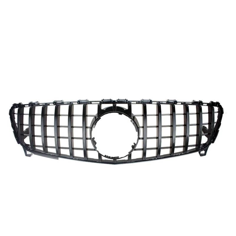Haubengrill Für A-Klasse W176 2016-2018 GT Frontstoßstange Racing Grill Billet Grille Abdeckung Kühlergrill Vorne(Black) von EVEKHAHHRB