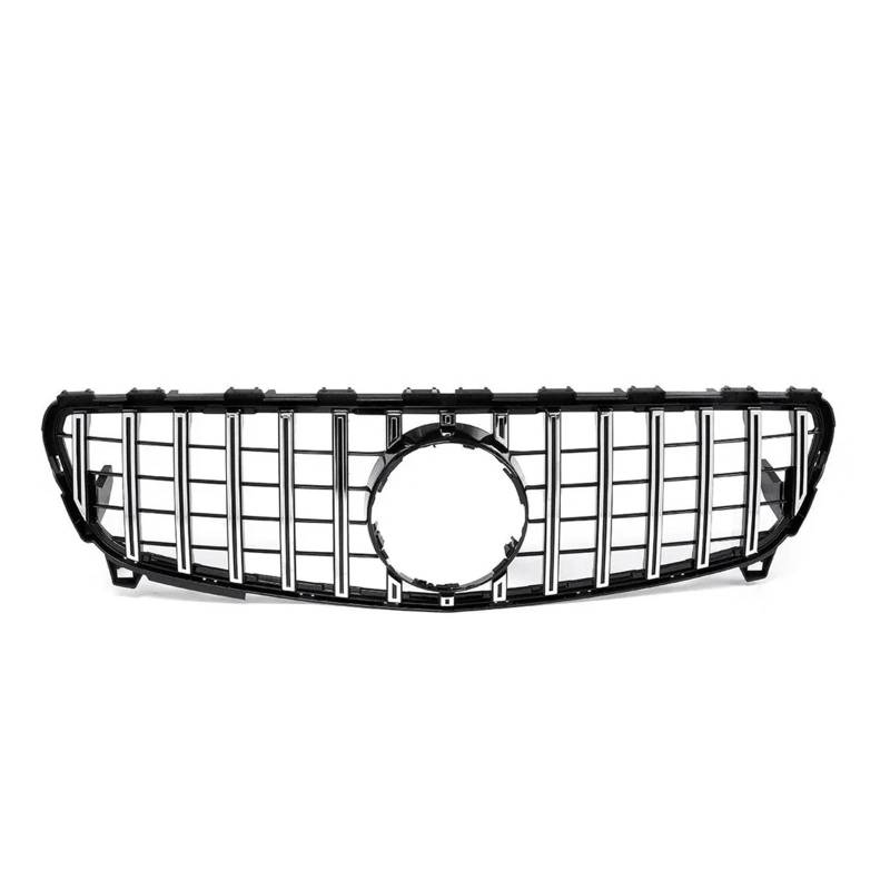 Haubengrill Für A-Klasse W176 2016-2018 GT Frontstoßstange Racing Grill Billet Grille Abdeckung Kühlergrill Vorne(Chrome) von EVEKHAHHRB
