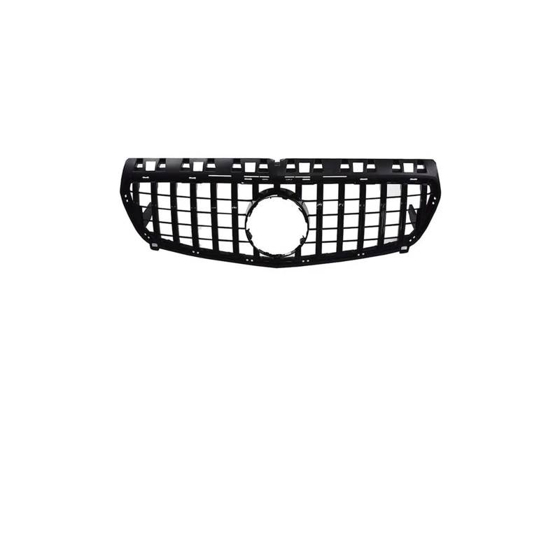 Haubengrill Für A W176 A45 A260 A180 A200 2013-2018 Center Front Inlet Grille Racing Haube Grill Kühlergrill Vorne(13-15 G Black) von EVEKHAHHRB
