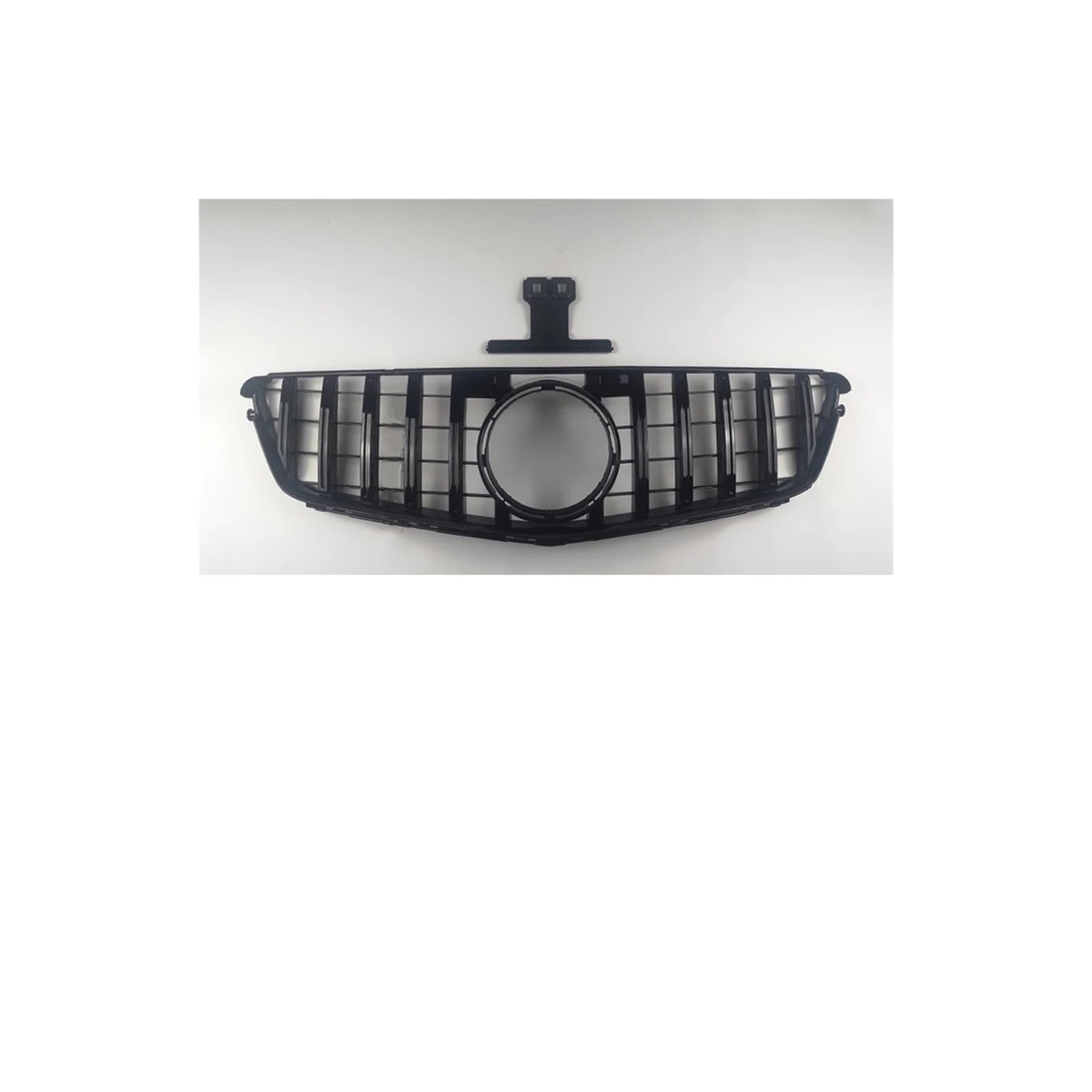 Haubengrill Für C W204 C43 C180 C200 C250 C300 2007-2014 Auto Front Stoßstange Kühlergrill Haube Grill Kühlergrill Vorne(G Glossy Black) von EVEKHAHHRB