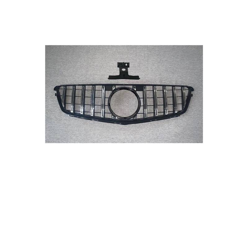 Haubengrill Für C W204 C43 C180 C200 C250 C300 2007-2014 Auto Front Stoßstange Kühlergrill Haube Grill Kühlergrill Vorne(G Silvery) von EVEKHAHHRB