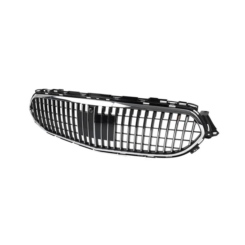 Haubengrill Für E-Klasse W213 2021 2022 2023 Auto Frontstoßstange Kühlerhaube Kühlergrill Kameraloch Chrom Kühlergrill Vorne von EVEKHAHHRB