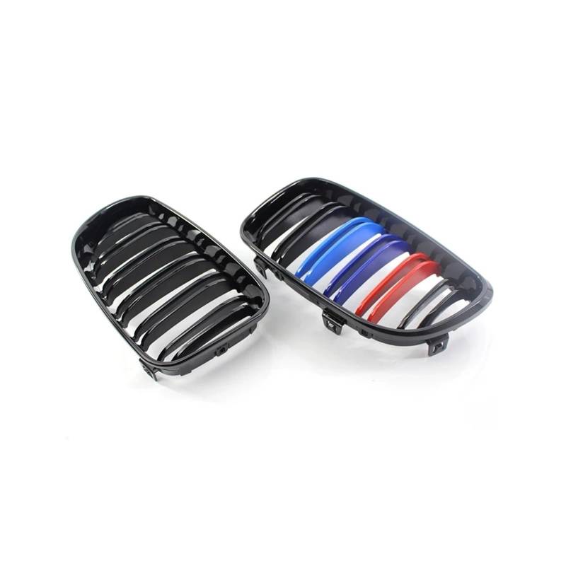 Haubengrill Für E81 E87 E82 E88 120I 128I 130I 135I 2004-2011 Auto Front Niere Haube Stoßstange Kühler Grill Kühlergrill Vorne(A Gloss Black) von EVEKHAHHRB