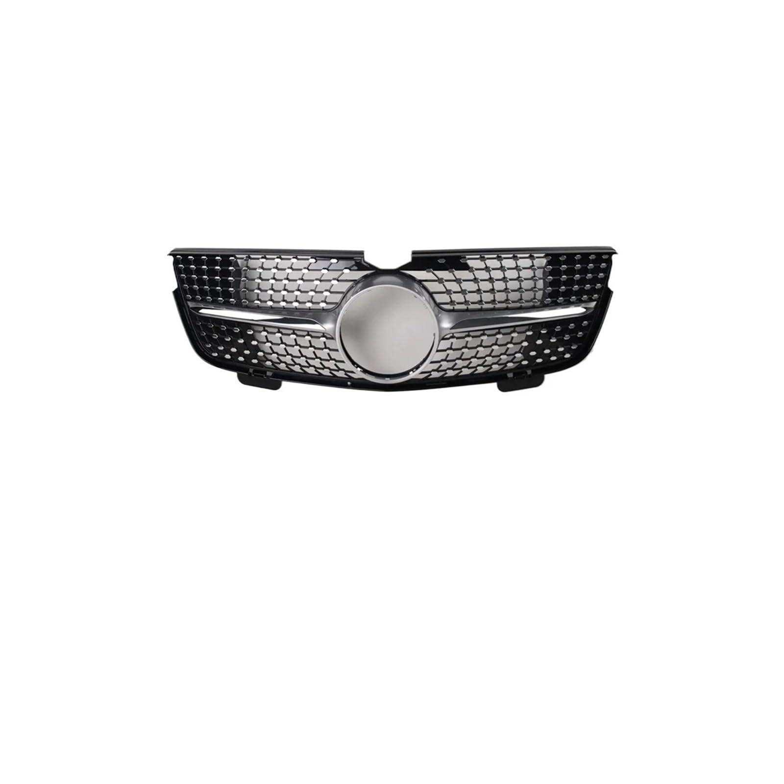 Haubengrill Für GL Für Klasse X164 GL320 GL350 GL450 GL500 GL550 2007-2012 Front Upper Bumper Center Grille Kühler Kühlergrill Vorne(Black1) von EVEKHAHHRB