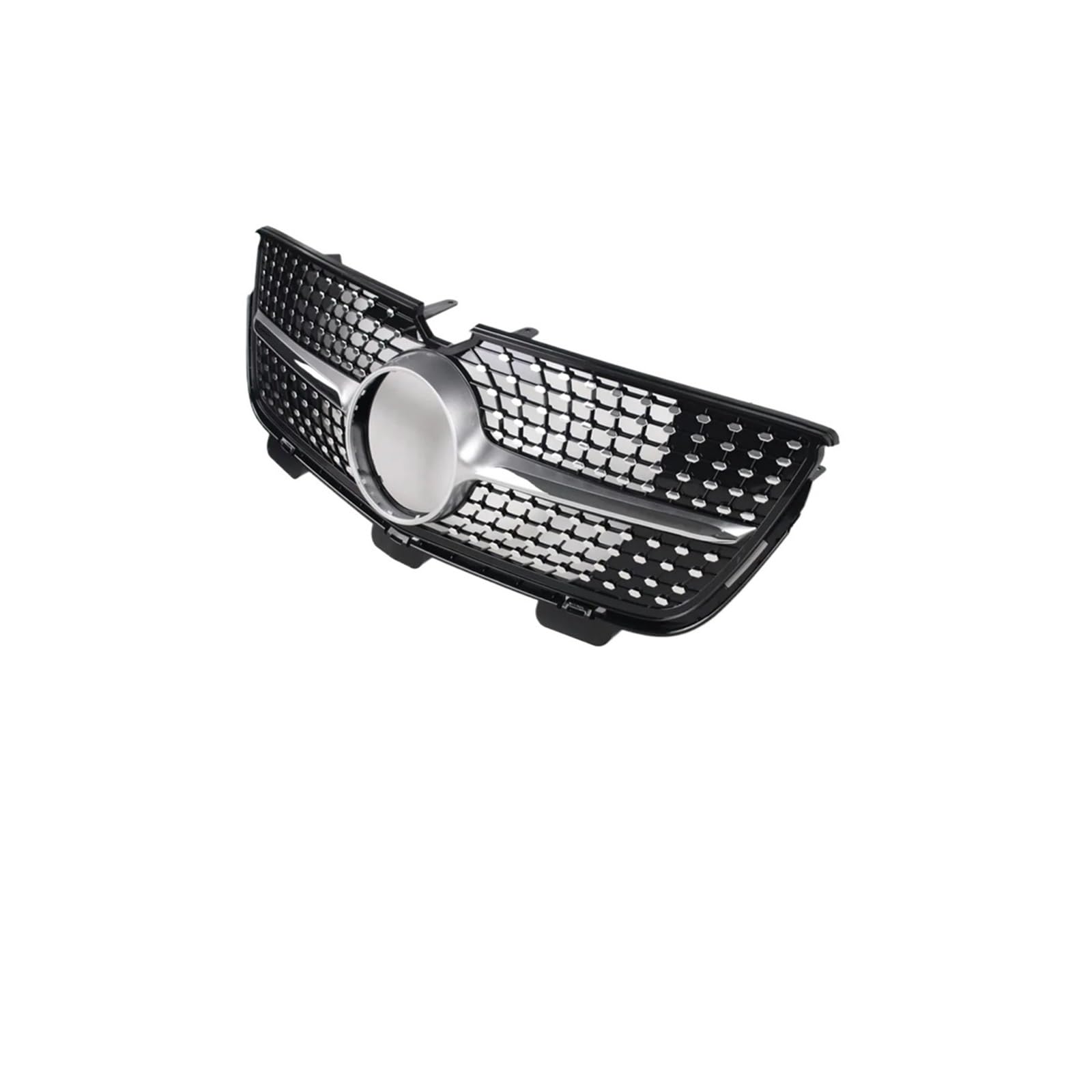Haubengrill Für GL Für Klasse X164 GL320 GL350 GL450 GL500 GL550 2007-2012 Front Upper Bumper Center Grille Kühler Kühlergrill Vorne(Black3) von EVEKHAHHRB