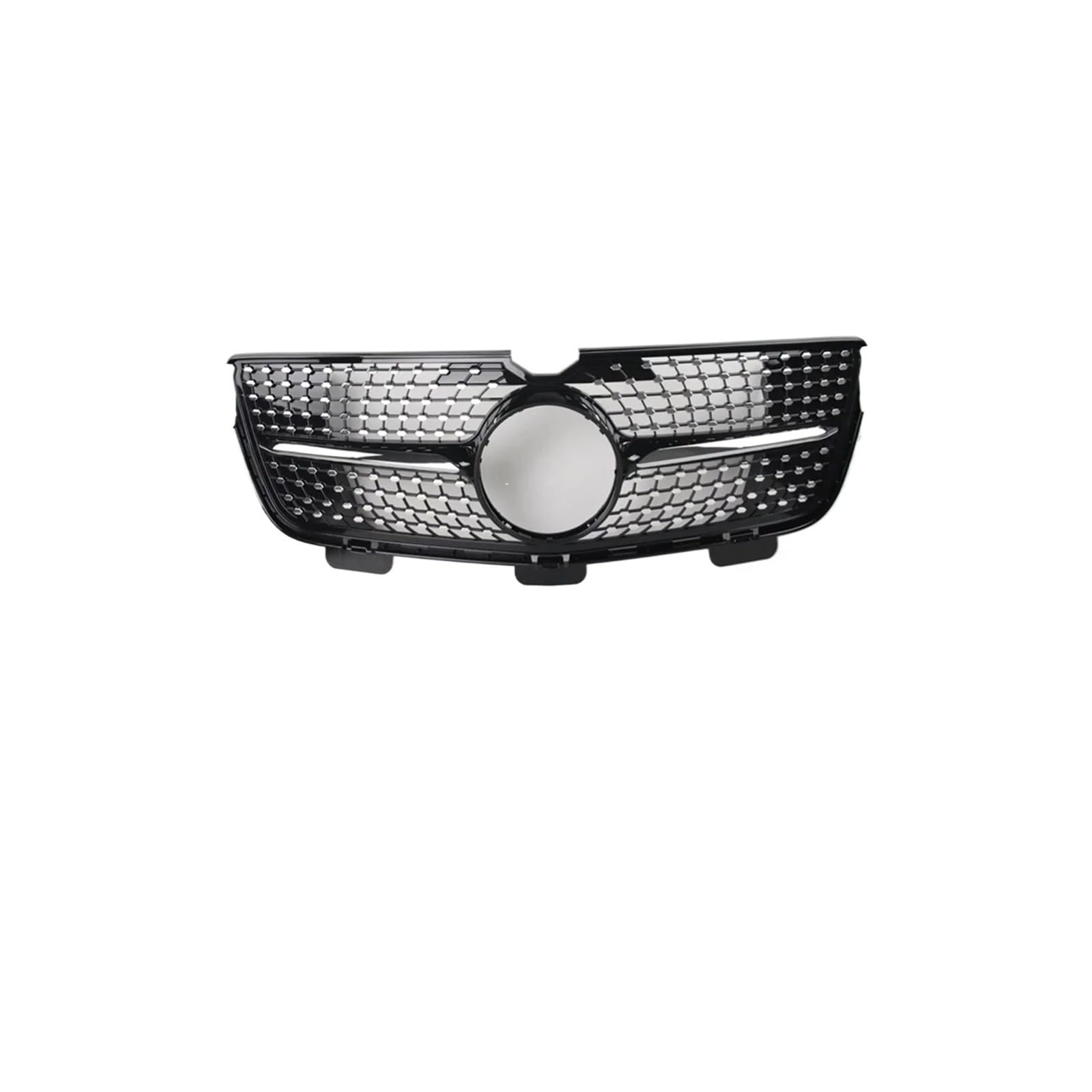 Haubengrill Für GL Für Klasse X164 GL320 GL350 GL450 GL500 GL550 2007-2012 Front Upper Bumper Center Grille Kühler Kühlergrill Vorne(Silver2) von EVEKHAHHRB