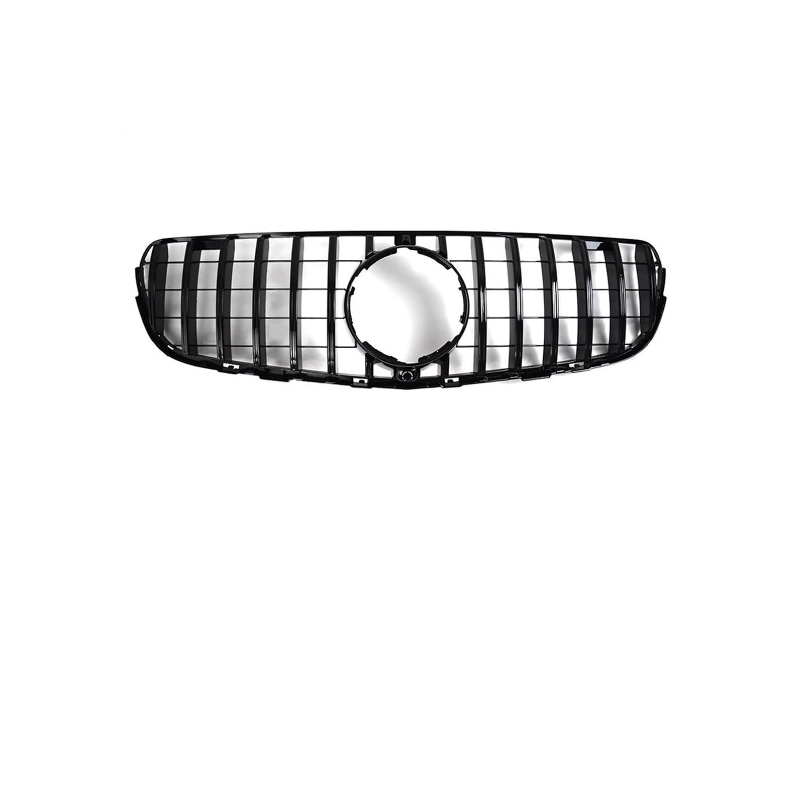 Haubengrill Für GLC X253 200 220 250 260 300 350 2015-2018 Auto Front Einlass Mesh Grille Racing Stoßstange Grill Kühlergrill Vorne(G Black) von EVEKHAHHRB
