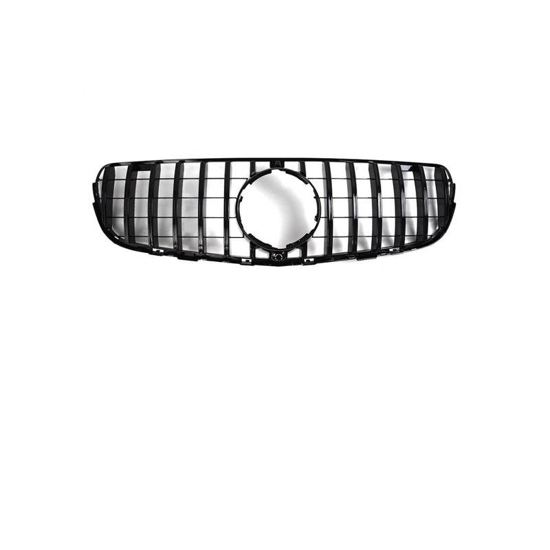 Haubengrill Für GLC X253 200 220 250 260 300 350 2015-2018 Auto Front Einlass Mesh Grille Racing Stoßstange Grill Kühlergrill Vorne(G Black) von EVEKHAHHRB