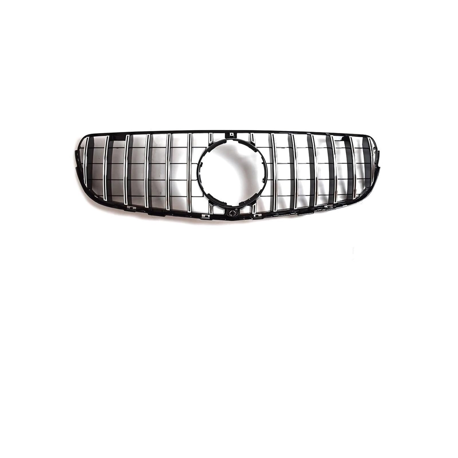 Haubengrill Für GLC X253 200 220 250 260 300 350 2015-2018 Auto Front Einlass Mesh Grille Racing Stoßstange Grill Kühlergrill Vorne(G Silvery) von EVEKHAHHRB