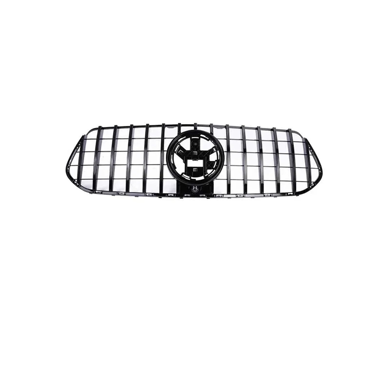 Haubengrill Für GLE Für Klasse W167 GLE350 GLE450 2020 Auto Front Racing Stoßstange Grille Obere Abdeckung Grill Kühlergrill Vorne(G Black A) von EVEKHAHHRB