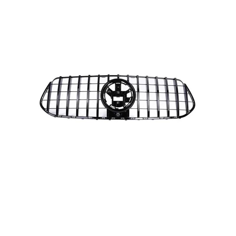 Haubengrill Für GLE Für Klasse W167 GLE350 GLE450 2020 Auto Front Racing Stoßstange Grille Obere Abdeckung Grill Kühlergrill Vorne(G Black A) von EVEKHAHHRB