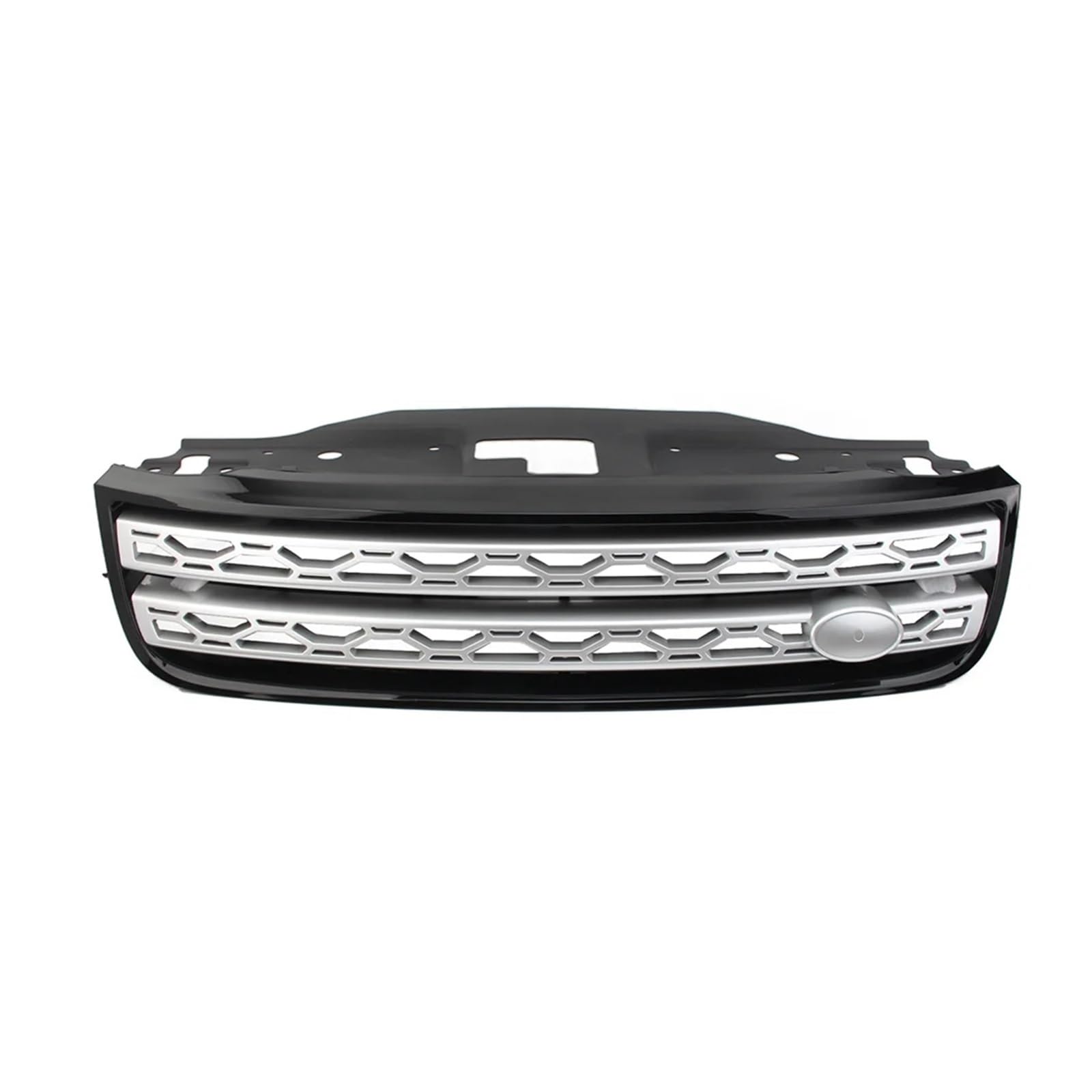 Haubengrill Für Land Für Rover Für Discovery 5 2017-2021 Auto Front Stoßstange Grill Lufteinlass Kühler Kühlergrill Vorne(Bright Silver) von EVEKHAHHRB