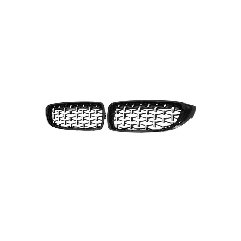 Haubengrill Für M3 Für M4 F32 F33 F36 F80 F82 2012-2018 Auto Frontstoßstangengrill Autogrills Renngrill Kühlergrill Vorne(Black Silver) von EVEKHAHHRB