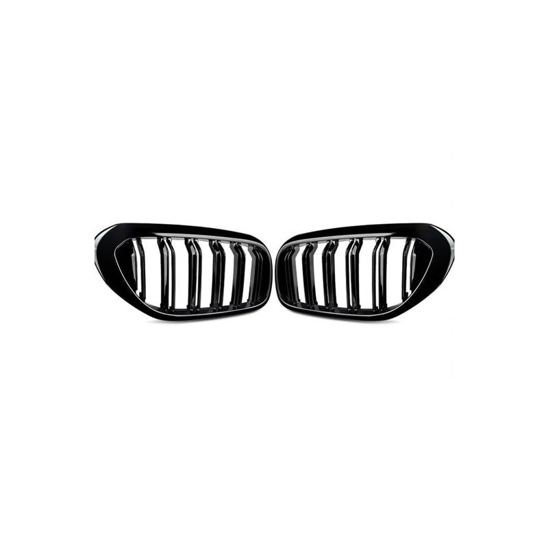 Haubengrill Für M5 G30 G31 520i 530i 540i 2017-2020 Auto Front Stoßstange Racing Grille Glänzend Schwarz Grille Kühlergrill Vorne(Glossy Black) von EVEKHAHHRB