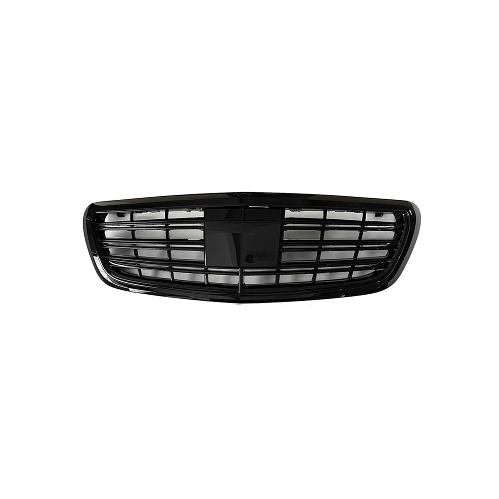 Haubengrill Für S-Klasse W222 S320 S400 S350 S500 S450 S600 2014-2019 Auto Frontstoßstangengrill ABS Racing Grill Kühlergrill Vorne(Black) von EVEKHAHHRB