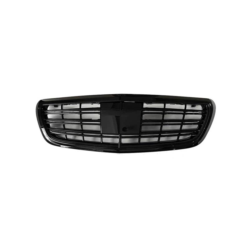 Haubengrill Für S-Klasse W222 S320 S400 S350 S500 S450 S600 2014-2019 Frontstoßstangengrill Haube ABS Grills Kühlergrill Vorne(Black) von EVEKHAHHRB