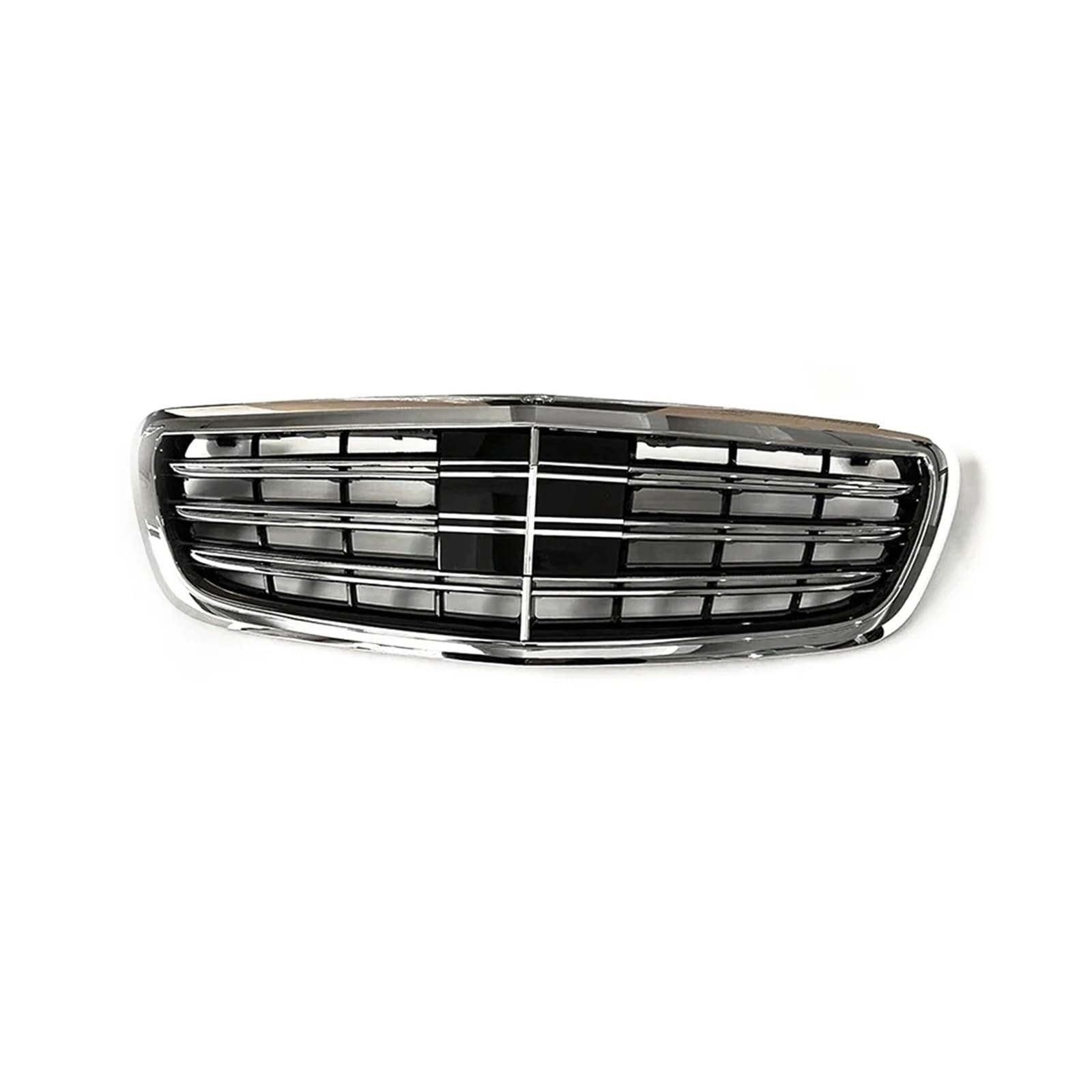 Haubengrill Für S-Klasse W222 S320 S400 S350 S500 S450 S600 2014-2019 Frontstoßstangengrill Haube ABS Grills Kühlergrill Vorne(Silvery) von EVEKHAHHRB