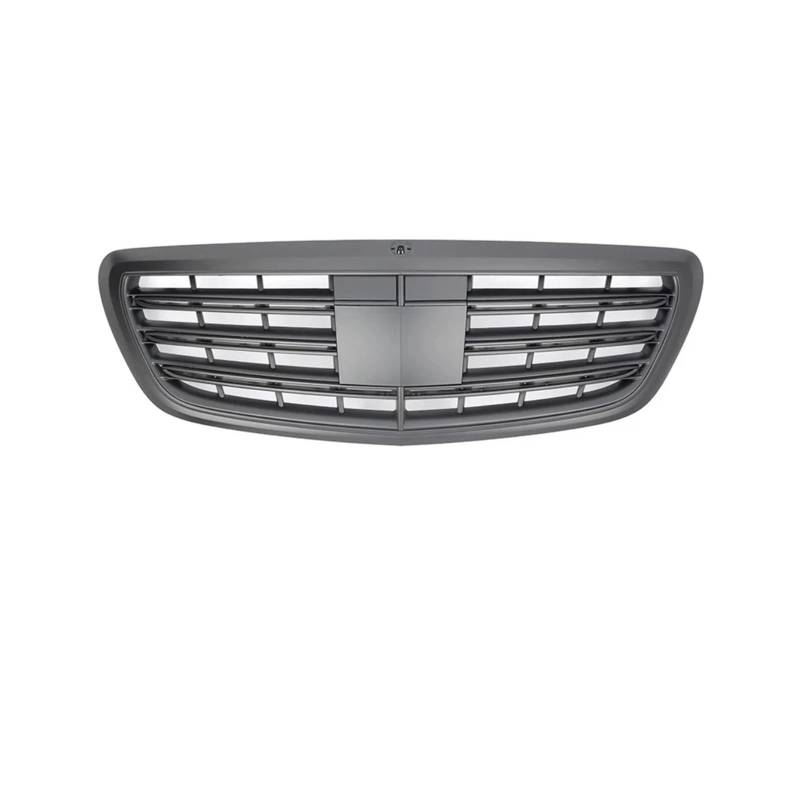 Haubengrill Für S-klasse W222 S500 S550 S600 2014-2020 Auto Front Einlass Grill Stoßstange Kühler Gitter Kühlergrill Vorne(Matte Black) von EVEKHAHHRB