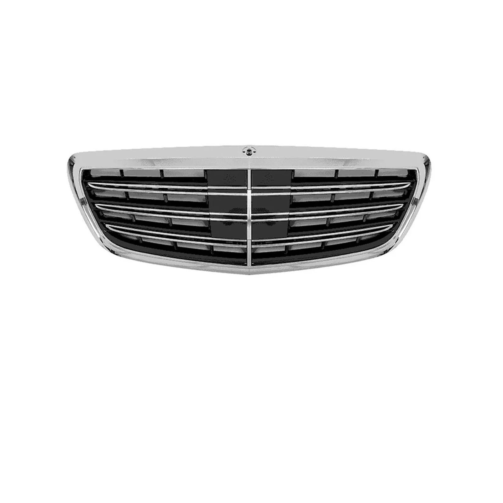 Haubengrill Für S-klasse W222 S500 S550 S600 2014-2020 Auto Front Einlass Grill Stoßstange Kühler Gitter Kühlergrill Vorne(Silver) von EVEKHAHHRB