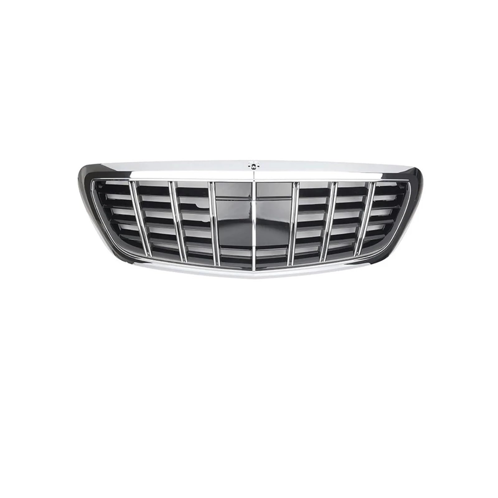 Haubengrill Für S-klasse W222 S500 S550 S600 2014-2020 Auto Front Einlass Grill Stoßstange Kühler Gitter Kühlergrill Vorne(Silver1) von EVEKHAHHRB