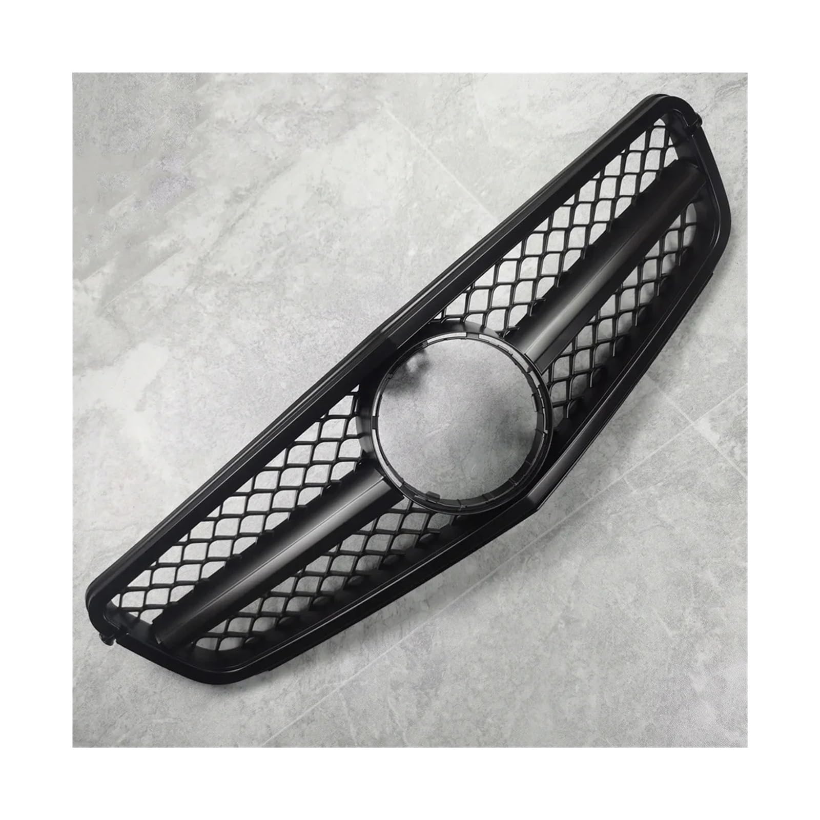 Haubengrill Für W204 C-Klasse 507 C63 C180 C200 C250 C230 C300 C350 2007-2014 Auto Stil Front STOßSTANGE Grill Kühlergrill Vorne(Matte Black) von EVEKHAHHRB