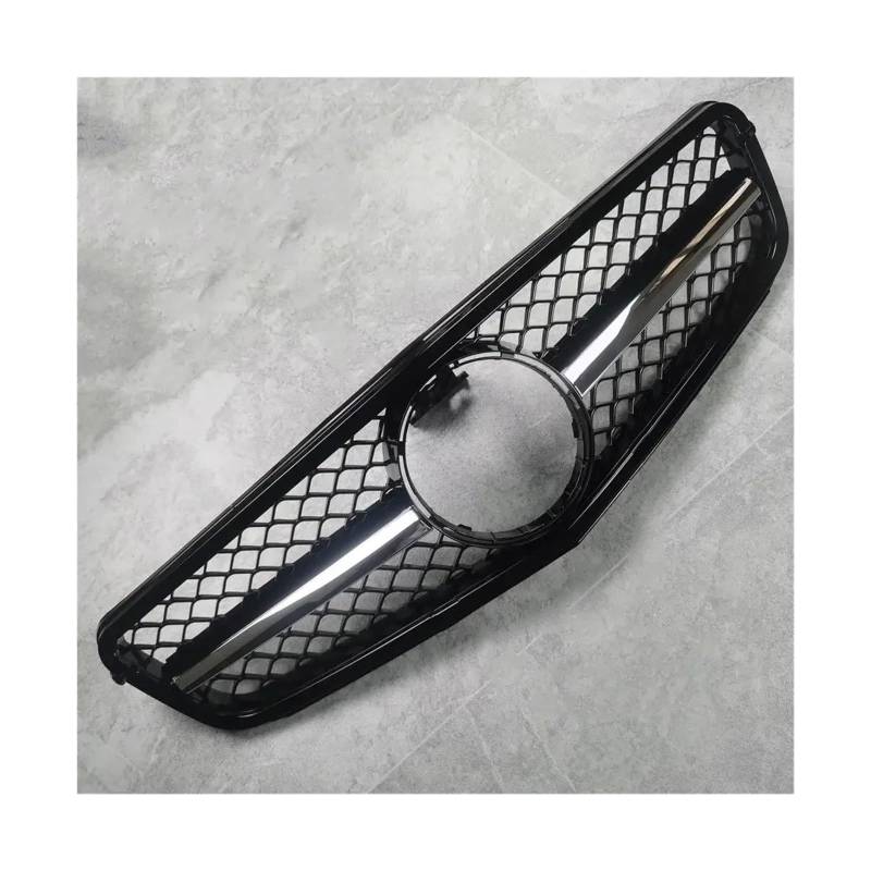 Haubengrill Für W204 C-Klasse 507 C63 C180 C200 C250 C230 C300 C350 2007-2014 Auto Stil Front STOßSTANGE Grill Kühlergrill Vorne(Sliver Black) von EVEKHAHHRB
