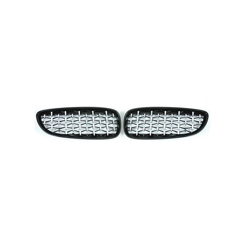 Haubengrill Für Z4 E89 2009 2010 2011 2012 2013 2014 2015 2016 Auto Front Kühlergrill Niere Kühlergrill Stoßstange Kühlergrill Vorne(C Black and Silver) von EVEKHAHHRB