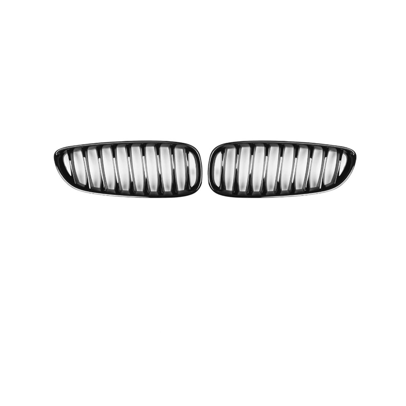 Haubengrill Für Z4 E89 2009-2016 Auto Front Stoßstange Mesh Grill Glänzend Schwarz Kühlergrill Vorne(1 Slat Black) von EVEKHAHHRB