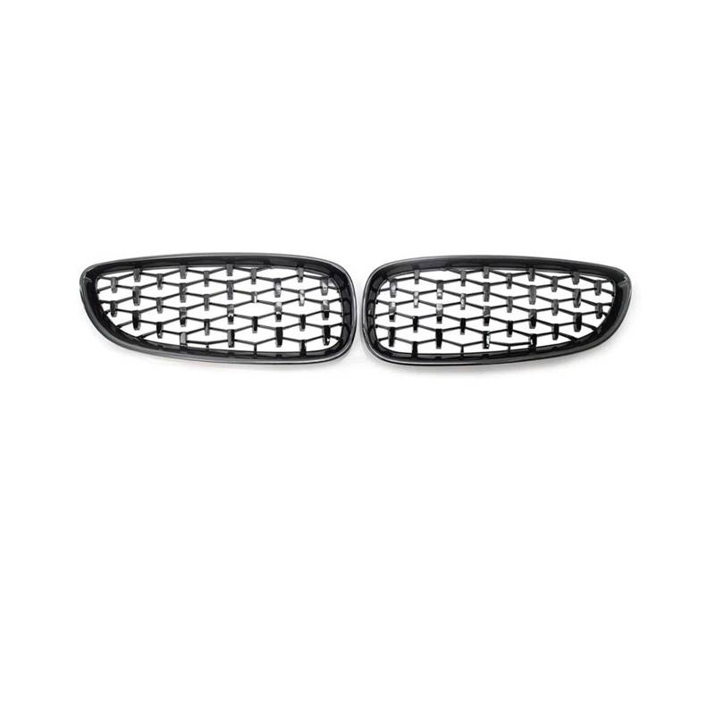 Haubengrill Für Z4 E89 2009-2016 Auto Front Stoßstange Mesh Grill Glänzend Schwarz Kühlergrill Vorne(Diamond Black) von EVEKHAHHRB