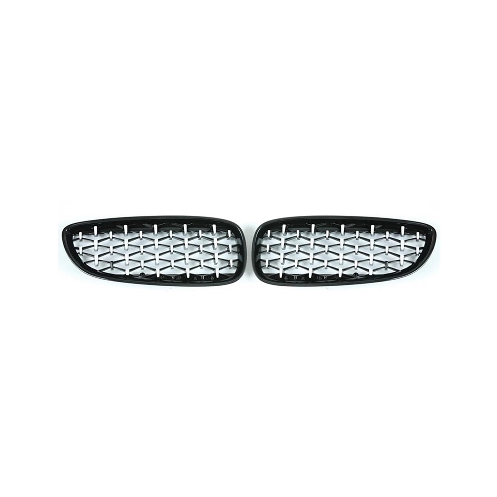 Haubengrill Für Z4 E89 2009-2016 Auto Frontstoßstange Kühlergrill Haubengrill Kühlergrill Vorne(C Black and Silver) von EVEKHAHHRB