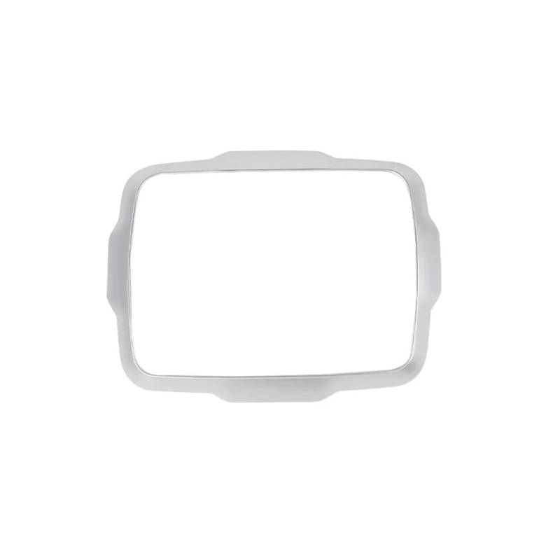 Mittelkonsole Dekor Für Renegade 2018 2019 2020 2021 2022 2023 Up Auto Innen Rahmen Aufkleber GPS Navigation Dekoration Abdeckung Zubehör Mittelkonsole Panel(Silver) von EVEKHAHHRB