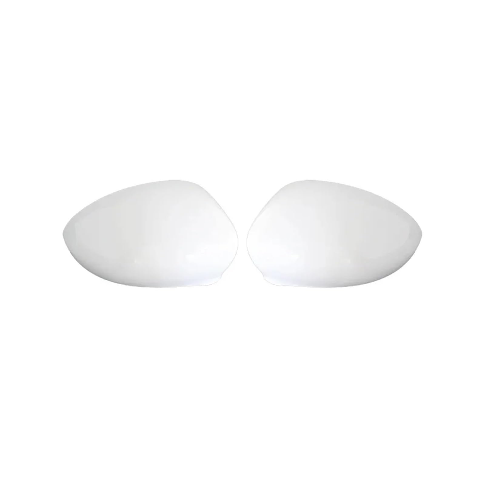 Rückspiegel Abdeckung 2 Stücke Für FIAT 500 2007-2020 Auto Seite Spiegel Abdeckung Schwarz Weiß Carbon Spiegelkappe(White Pair) von EVEKHAHHRB