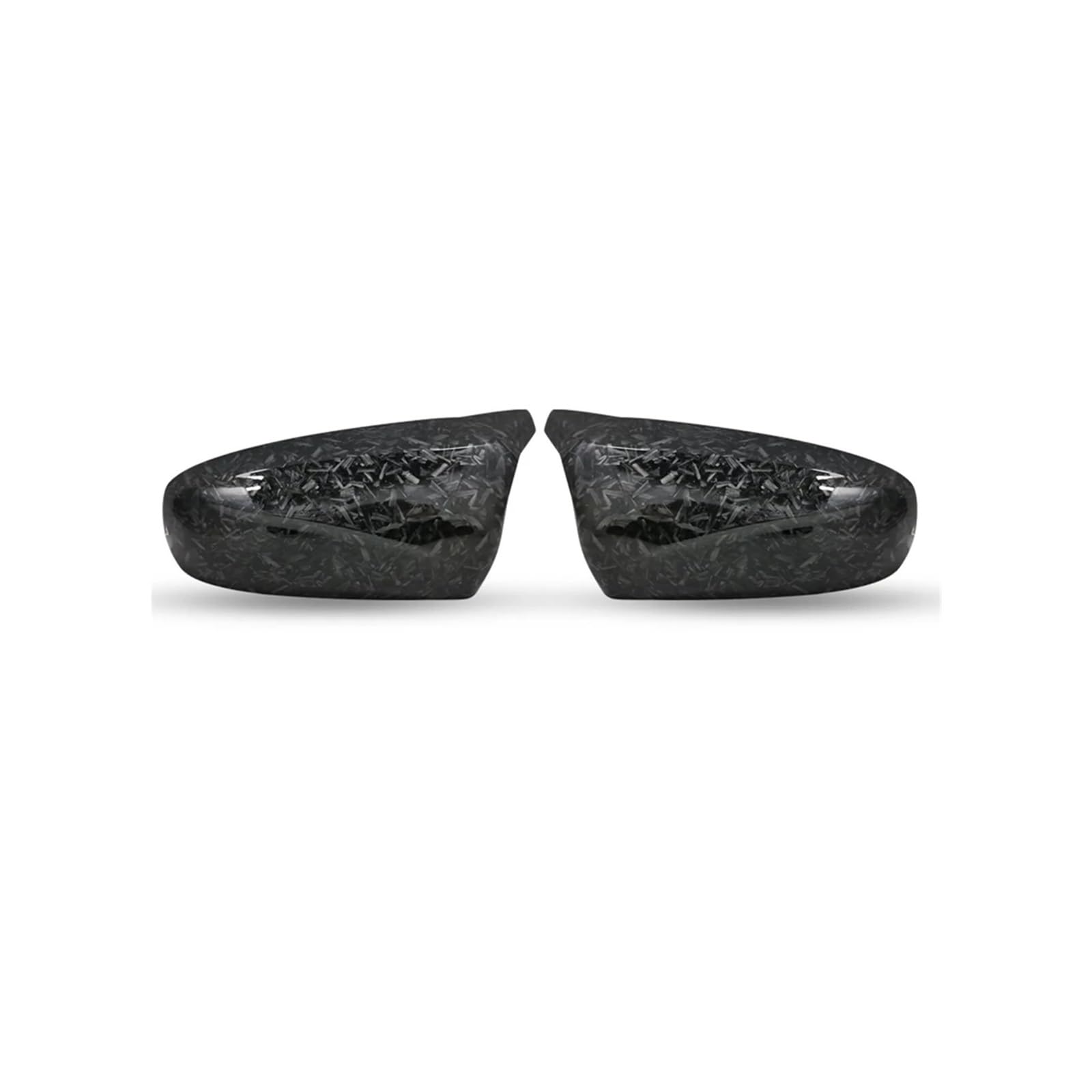 Rückspiegel Abdeckung 2 Stücke Für X5 E70 Für X6 E71 2008-2013 Auto Spiegel Abdeckung Kappen Styling Helle Schwarz Carbon Spiegelkappe(Forged Carbon Look) von EVEKHAHHRB