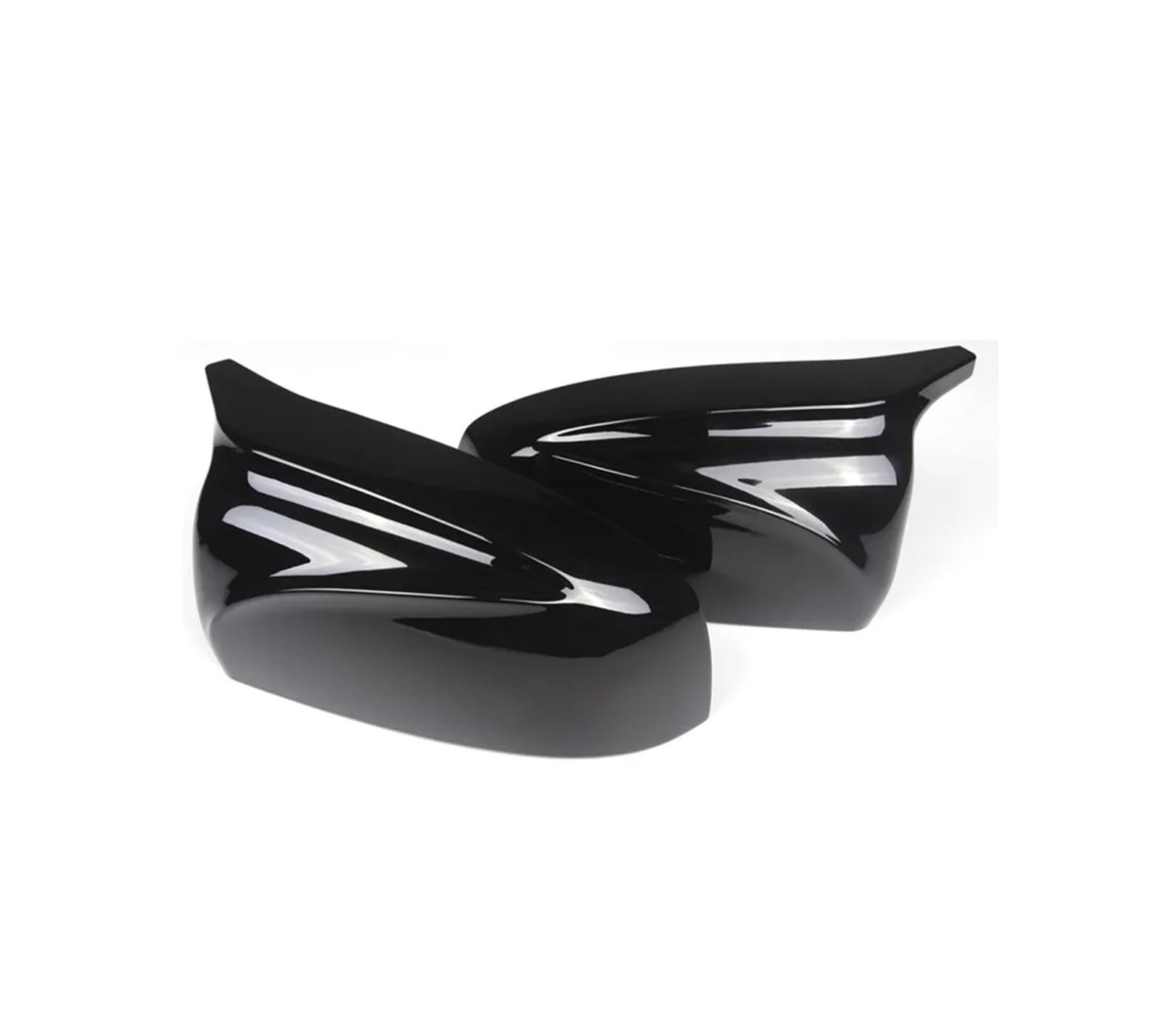 Rückspiegel Abdeckung 2 Stücke Für X5 E70 Für X6 E71 2008-2013 Auto Spiegel Abdeckung Kappen Styling Helle Schwarz Carbon Spiegelkappe(Glossy Black) von EVEKHAHHRB