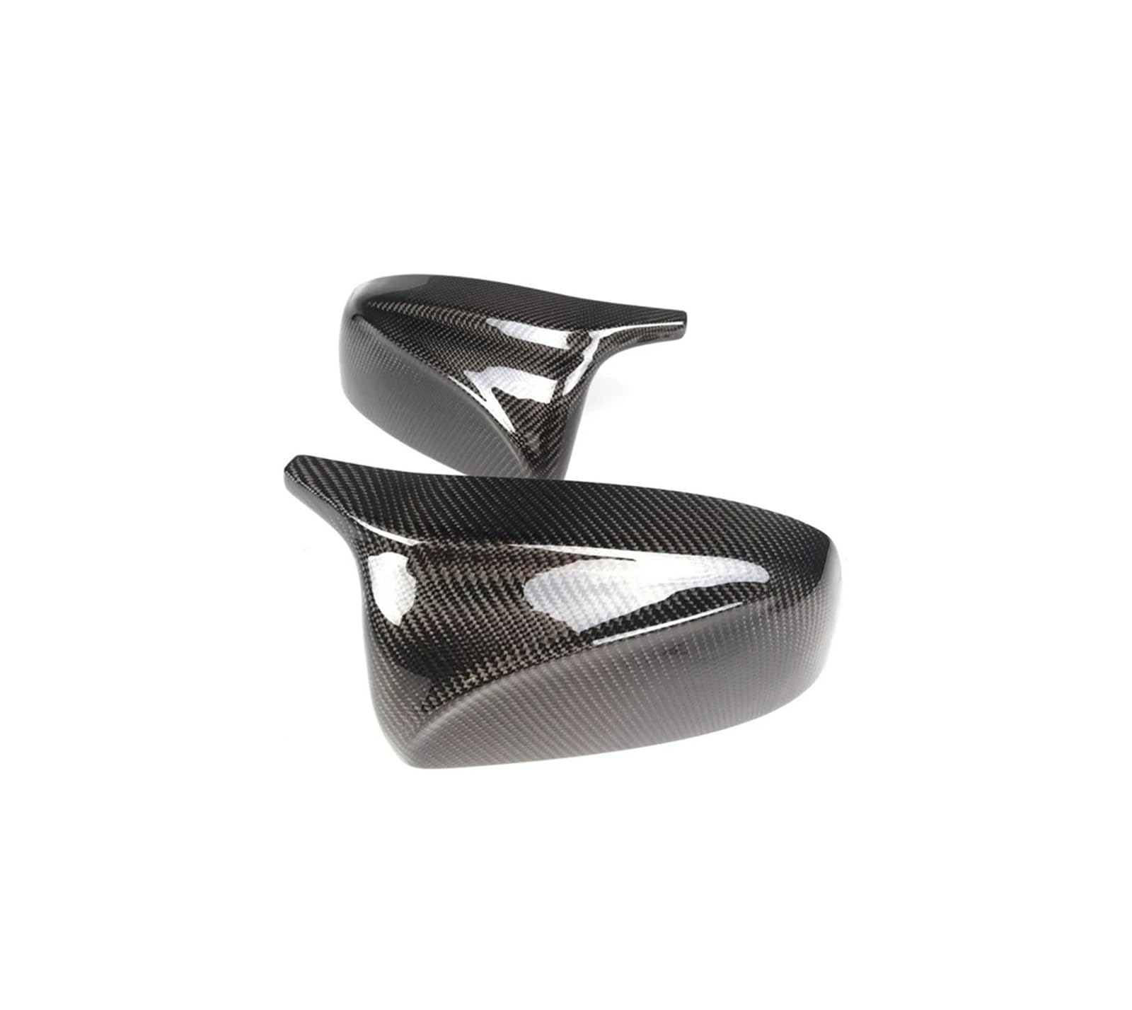 Rückspiegel Abdeckung 2 Stücke Für X5 E70 Für X6 E71 2008-2013 Seitenflügel Rückspiegelabdeckung Helles Schwarzes Kohlefasermuster Spiegelkappe(Carbon Fiber Look) von EVEKHAHHRB