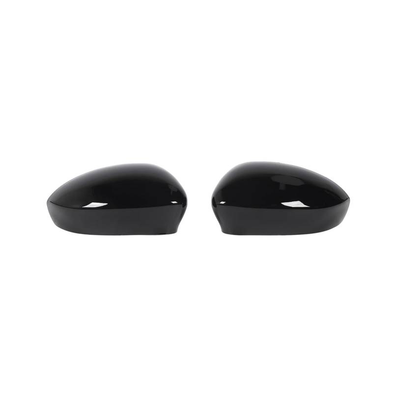 Rückspiegel Abdeckung 2Pcs Für FIAT 500 2007-2015 2016 2017 2018 2019 2020 Auto Rückspiegel Abdeckung Links Rechts Spiegelkappe(Glossy Black) von EVEKHAHHRB