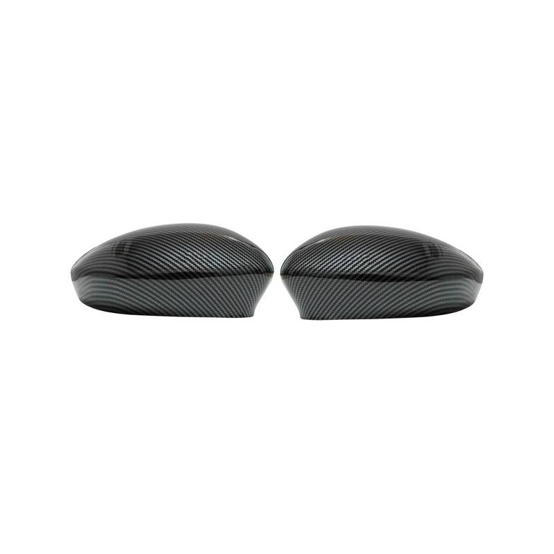 Rückspiegel Abdeckung 2Pcs Für FIAT 500 2007-2020 Auto Rückspiegel Abdeckung Kappe Links Rechts Spiegelkappe(Carbon Fiber Look) von EVEKHAHHRB