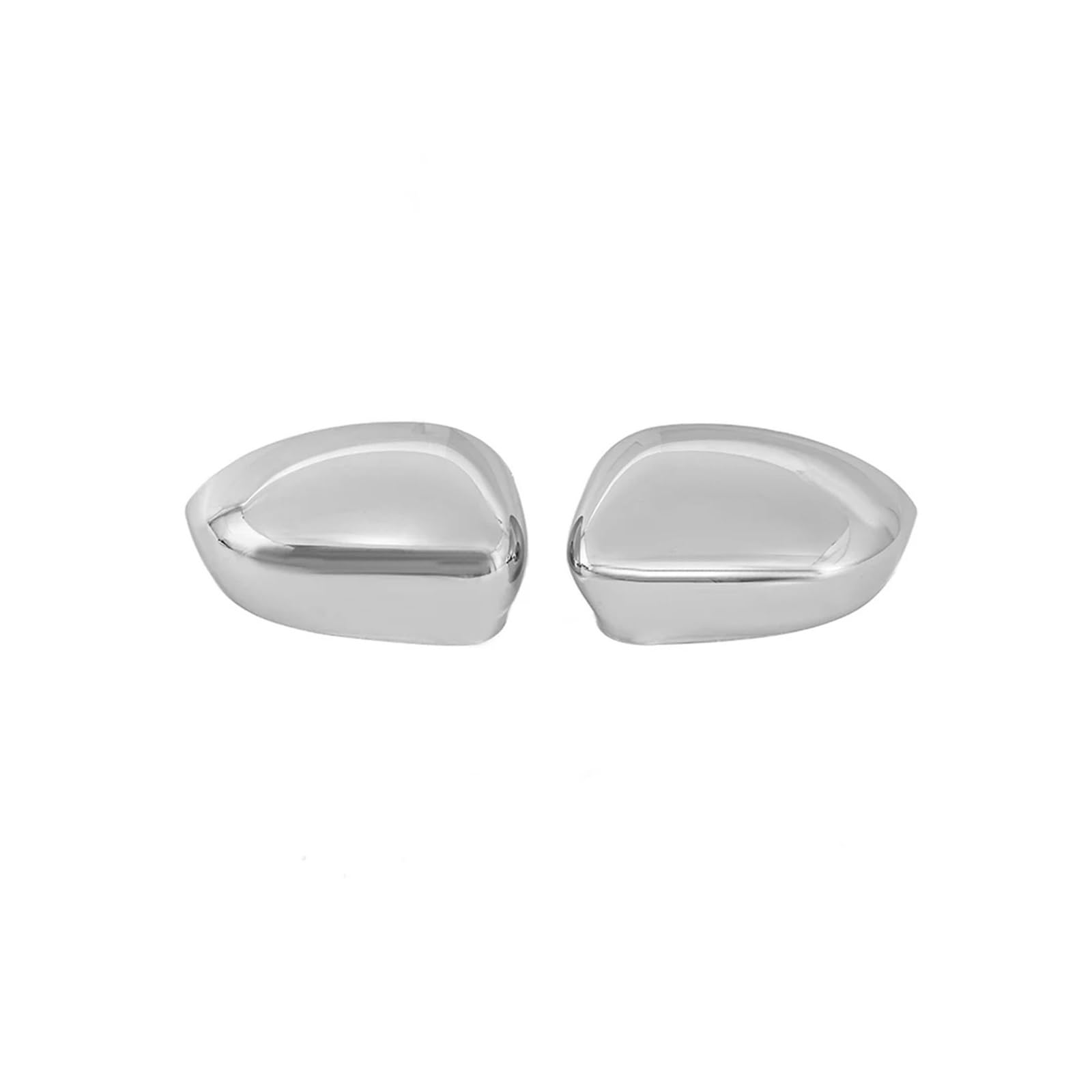 Rückspiegel Abdeckung 2Pcs Für FIAT 500 2007-2023 Auto Rückspiegel Abdeckung Chrom Glanz Schwarz 735452185 735452186 Spiegelkappe(Chrome Pair) von EVEKHAHHRB