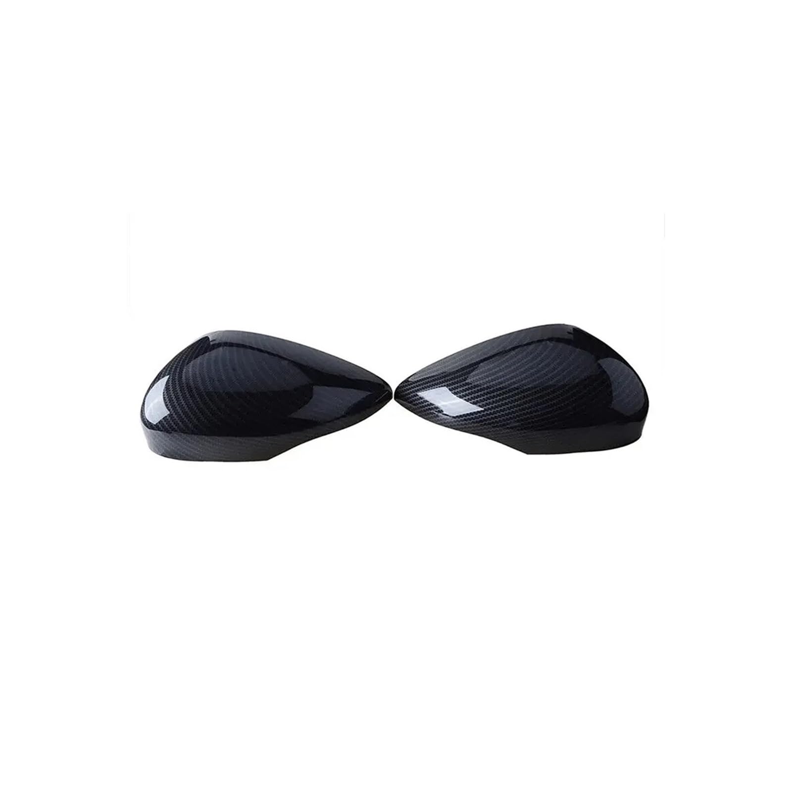 Rückspiegel Abdeckung 2Pcs Für Fiesta MK7 2008-2017 Auto Rückspiegel Abdeckung Kappe ABS Carbon Look Spiegelkappe(Carbon Fiber) von EVEKHAHHRB