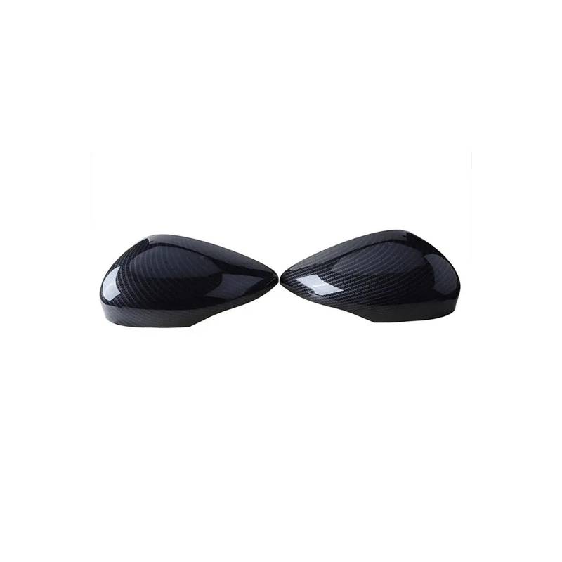Rückspiegel Abdeckung 2Pcs Für Fiesta MK7 2008-2017 Auto Rückspiegel Abdeckung Kappe ABS Carbon Look Spiegelkappe(Carbon Fiber) von EVEKHAHHRB