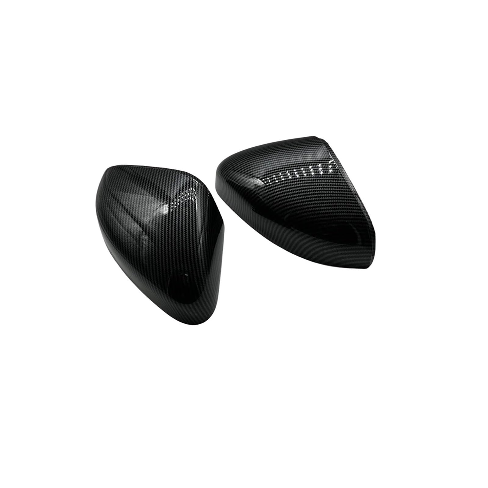 Rückspiegel Abdeckung 2Pcs Für Fiesta MK8 2018-2024 Für Puma 2019-2024 Auto Seite Tür Flügel Spiegel Abdeckung Kappen Spiegelkappe(Carbon Fiber Look) von EVEKHAHHRB