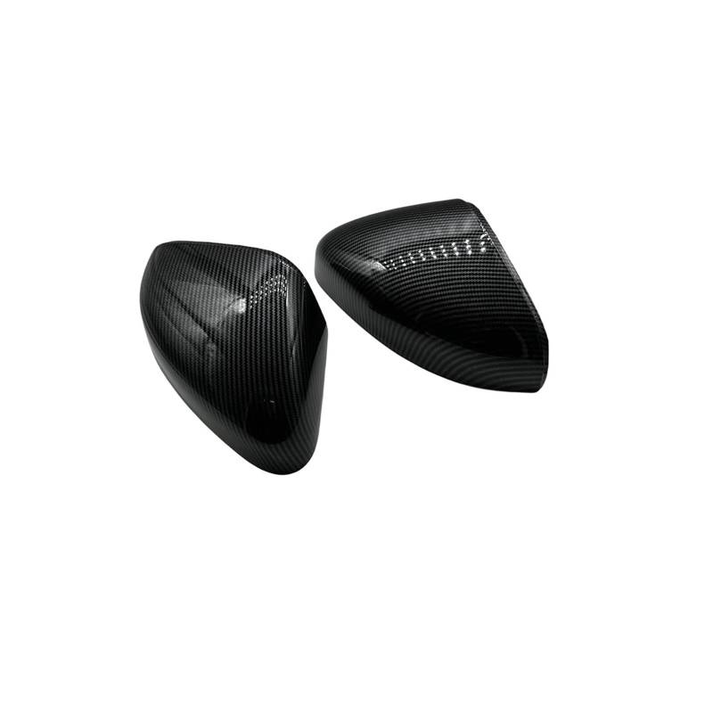 Rückspiegel Abdeckung 2Pcs Für Fiesta MK8 2018-2024 Für Puma 2019-2024 Auto Seite Tür Flügel Spiegel Abdeckung Kappen Spiegelkappe(Carbon Fiber Look) von EVEKHAHHRB