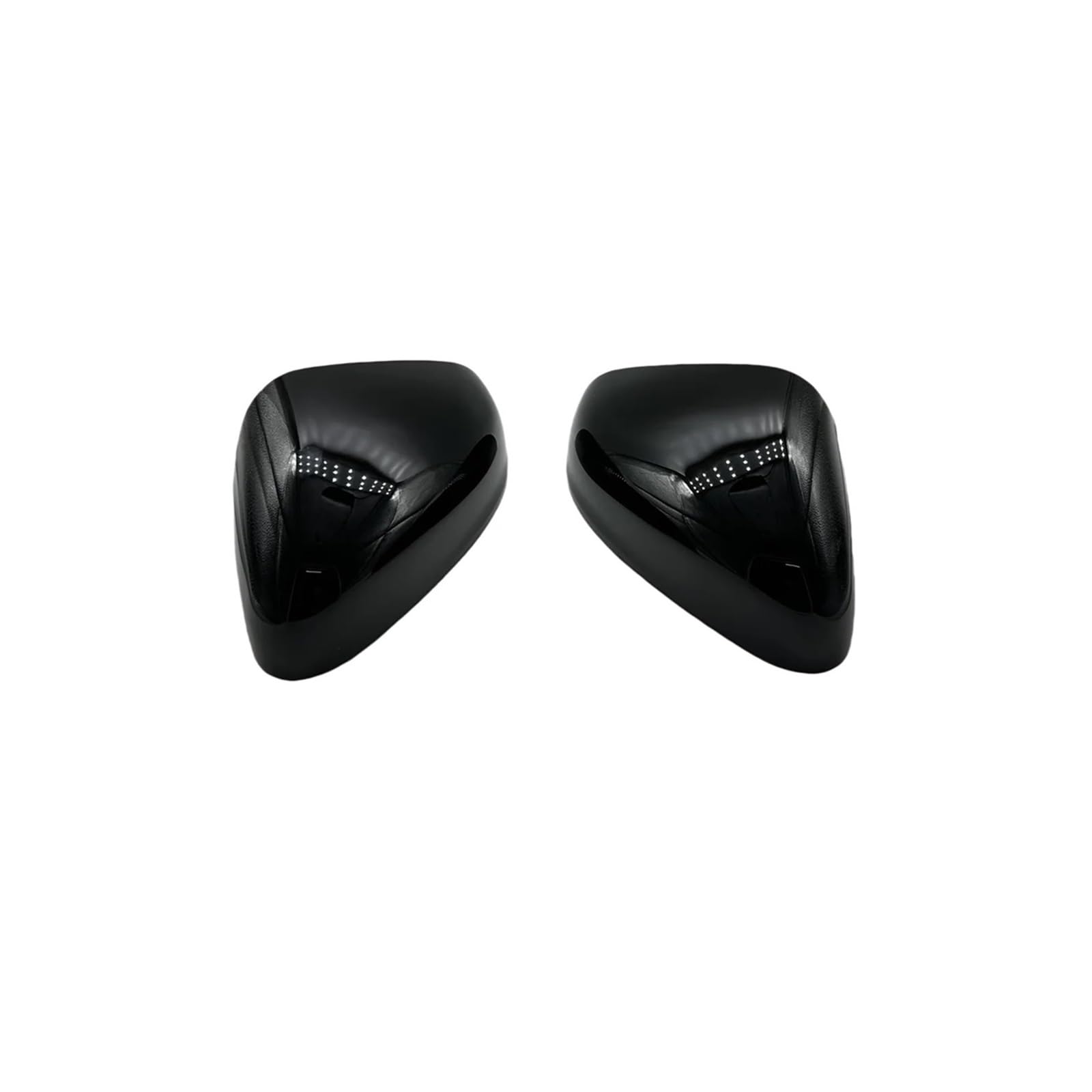 Rückspiegel Abdeckung 2Pcs Für Fiesta MK8 2018-2024 Für Puma 2019-2024 Auto Seite Tür Flügel Spiegel Abdeckung Spiegelkappe(Glossy Black) von EVEKHAHHRB