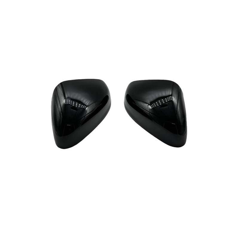 Rückspiegel Abdeckung 2Pcs Für Fiesta MK8 2018-2024 Für Puma 2019-2024 Auto Seite Tür Flügel Spiegel Abdeckung Spiegelkappe(Glossy Black) von EVEKHAHHRB
