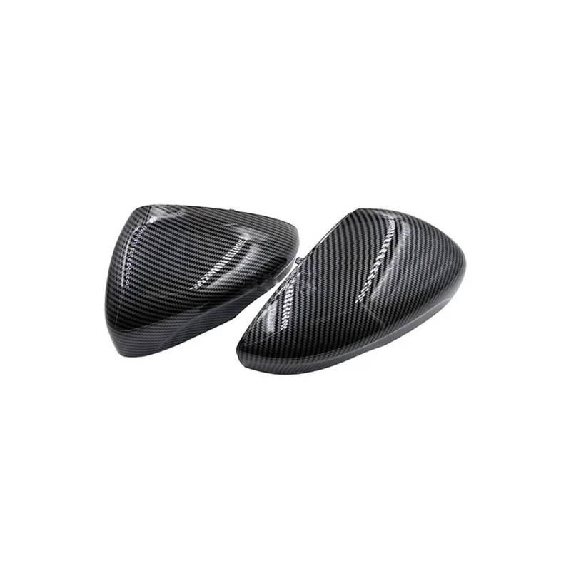 Rückspiegel Abdeckung 2Pcs Für Focus MK4 2019-2023 Auto Rückspiegel Seite Spiegel Abdeckung Flügel Kappe Carbon Fiber LHD Spiegelkappe(Carbon) von EVEKHAHHRB