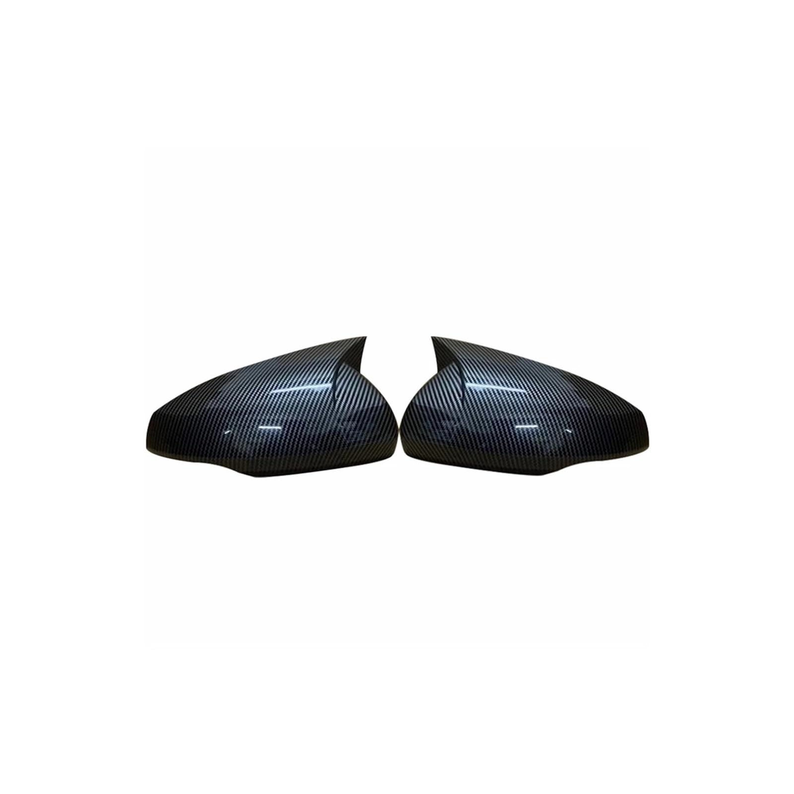 Rückspiegel Abdeckung 2Pcs Für Polo Mk6 Für AW Für GTI 2018 2019 2020 2021 Auto Rückspiegel Abdeckung Carbon Fiber Look Spiegelkappe(Carbon Look) von EVEKHAHHRB