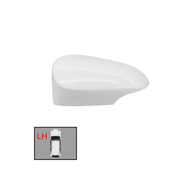 Rückspiegel Abdeckung 2Pcs Für Yaris 2012 2013 2014 2015 2016 2017 2018 2019 2020 Auto Externe Rück Abdeckung Spiegelkappe(Unpainted LH) von EVEKHAHHRB