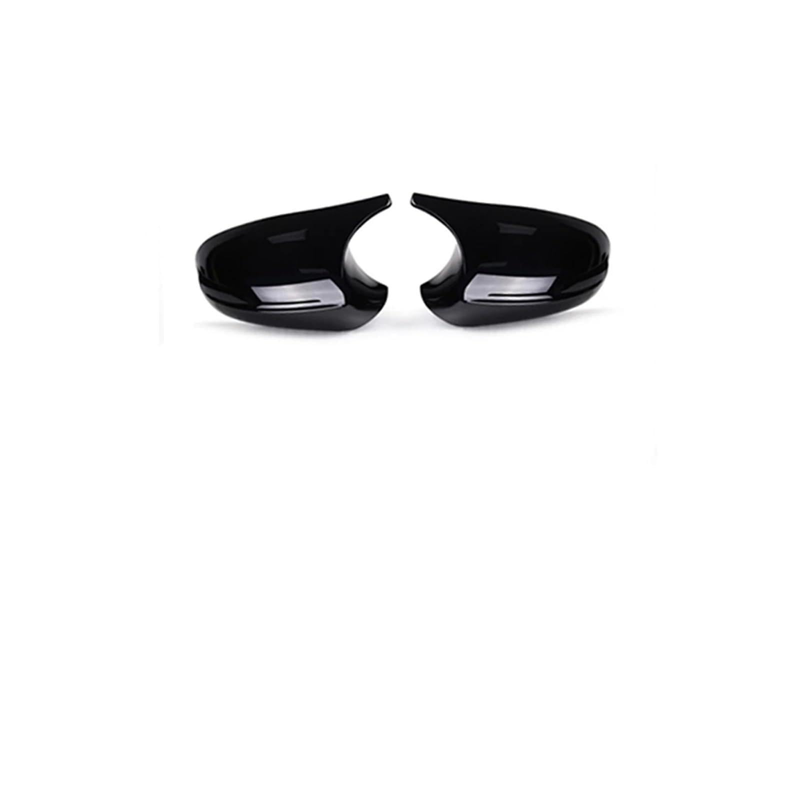 Rückspiegel Abdeckung Für 3er-Serie E90 E91 E92 E93 2008-2013 Auto Rückspiegelkappe Kohlefaser Spiegelkappe(ABS Black) von EVEKHAHHRB